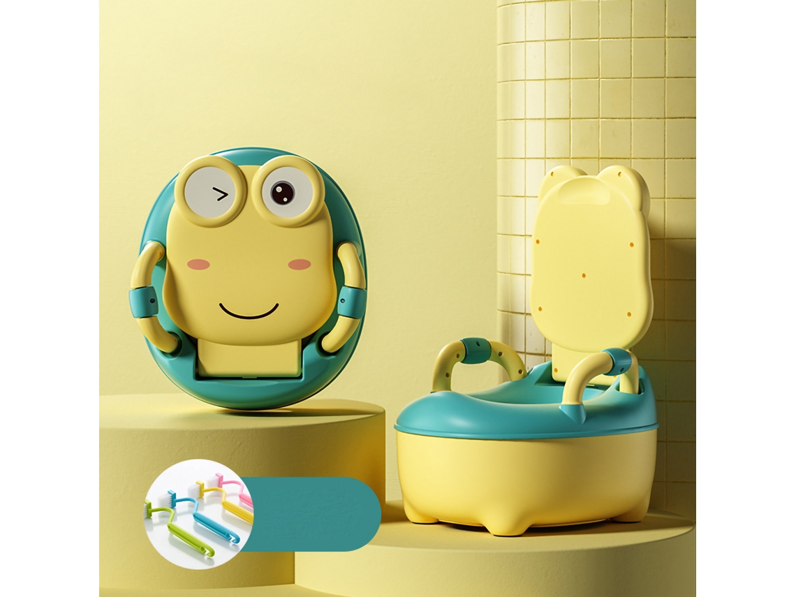 Inodoro Portátil Ecológico Para Niños, De Pp Amarillo, Ideal Para Viajes.