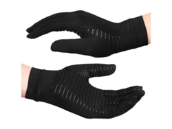 Guantes de compresión Baok para la artritis con cobre, talla M, para uso doméstico y femenino, dedos completos, antideslizantes.