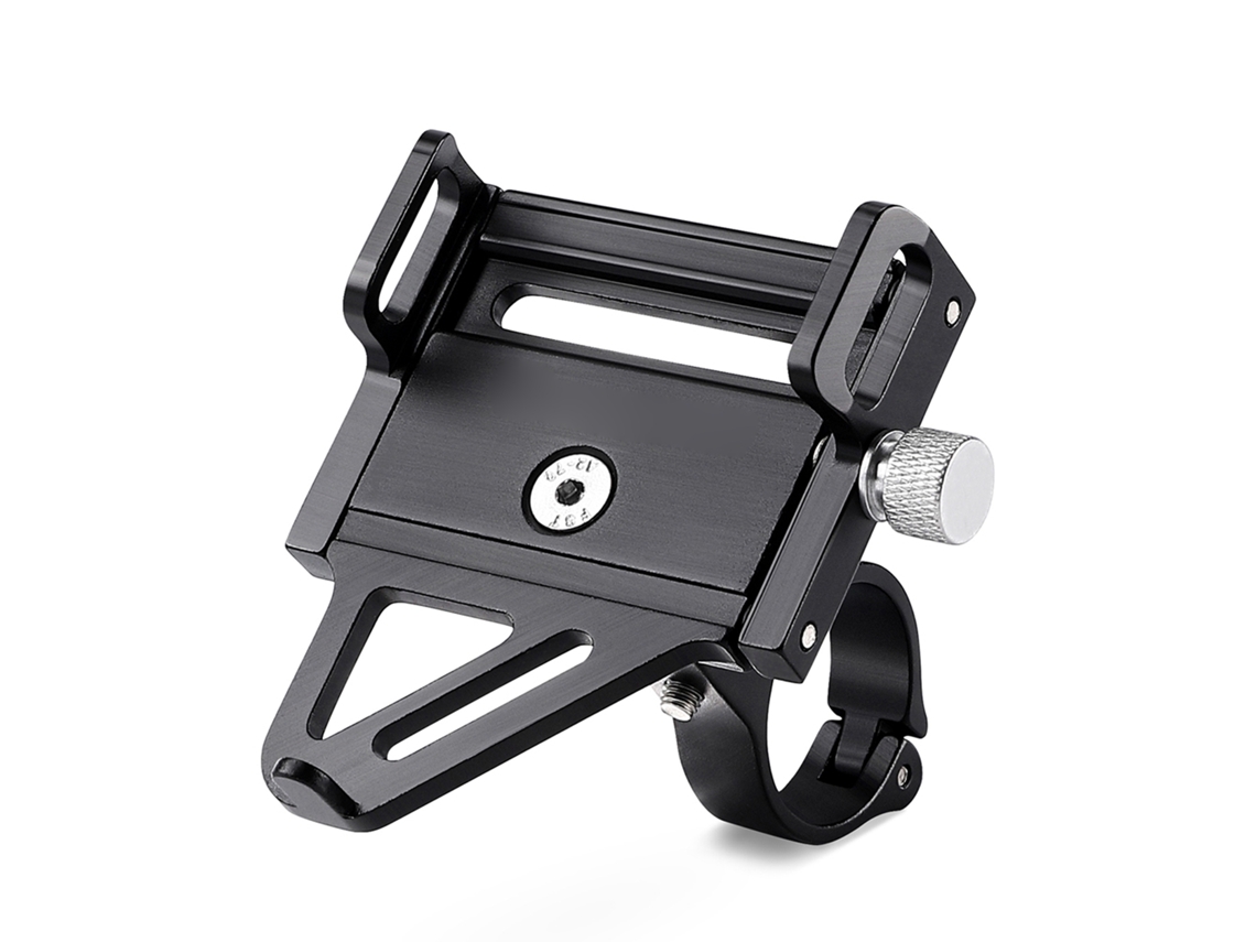 Soporte Ajustable De Aleación De Aluminio Para Teléfono Móvil En Manillar De Bicicleta Con Fijación Segura Para Navegación.