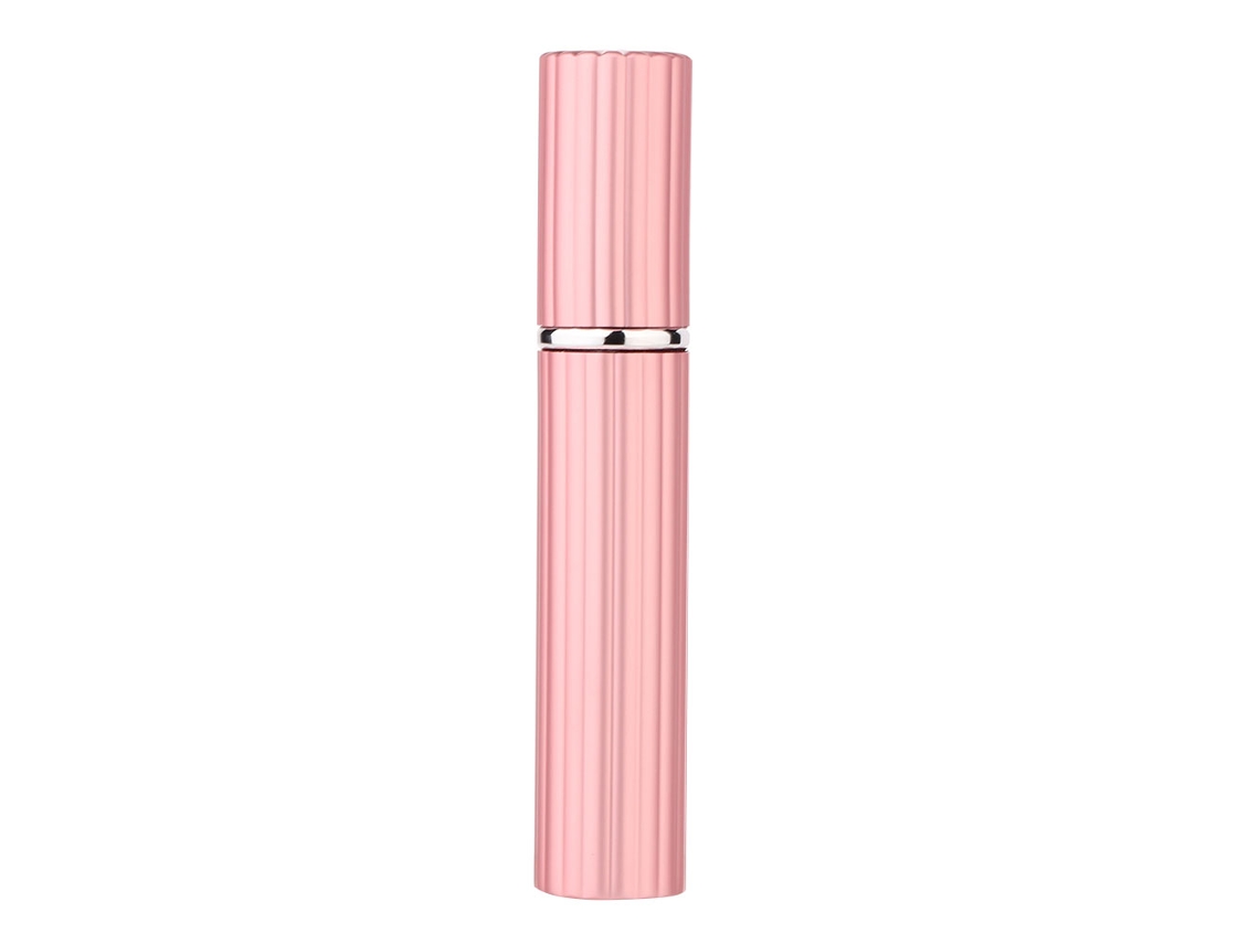 Frasco de perfume portátil recargable de 8 ml con dosificador.
