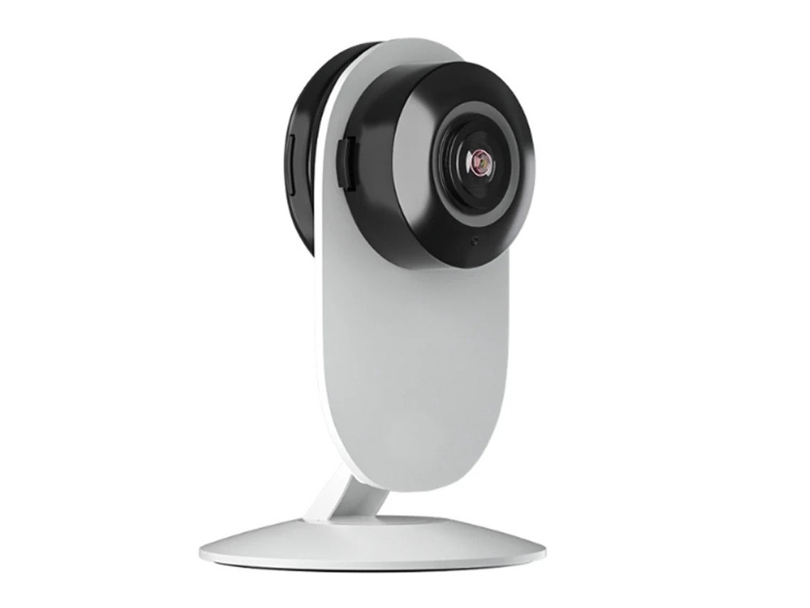 Cámara IP WiFi Bestvite HD 1080p con grabación de bebés y mascotas, seguimiento de movimiento, 32 GB, color blanco