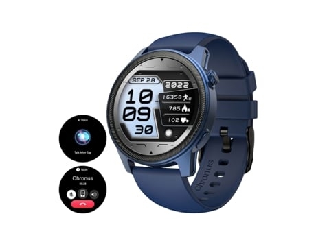 Reloj Inteligente AUJEZON Jx943J-Azul Responder/Hacer Llamadas para Hombres y Mujeres Ai Voice Fitness Azul