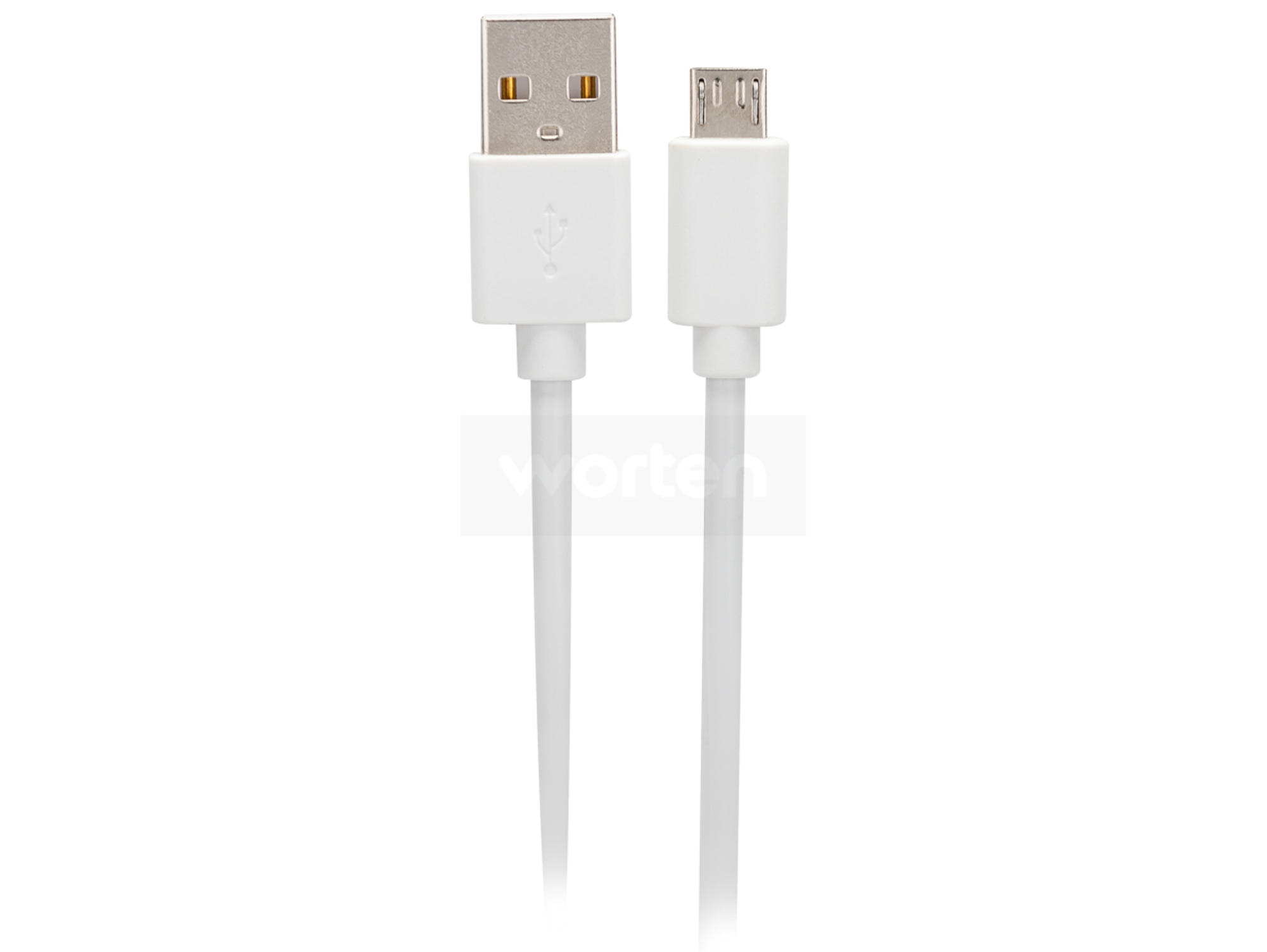 Cable LORENZB USB-A P/MICRO-USB 2M Blanco