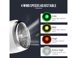 Mini Ventilador Usb Portátil Con Trípode Y Soporte Para Manillar De Bicicleta, 4 Velocidades, Para Camping, Ciclismo, Viajes Y Uso Doméstico.