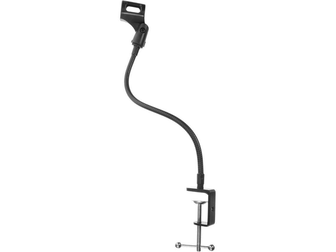 Soporte De Escritorio Metálico Ajustable Para Micrófono Con Brazo Flexible Y Clip Estable Para Teléfono.