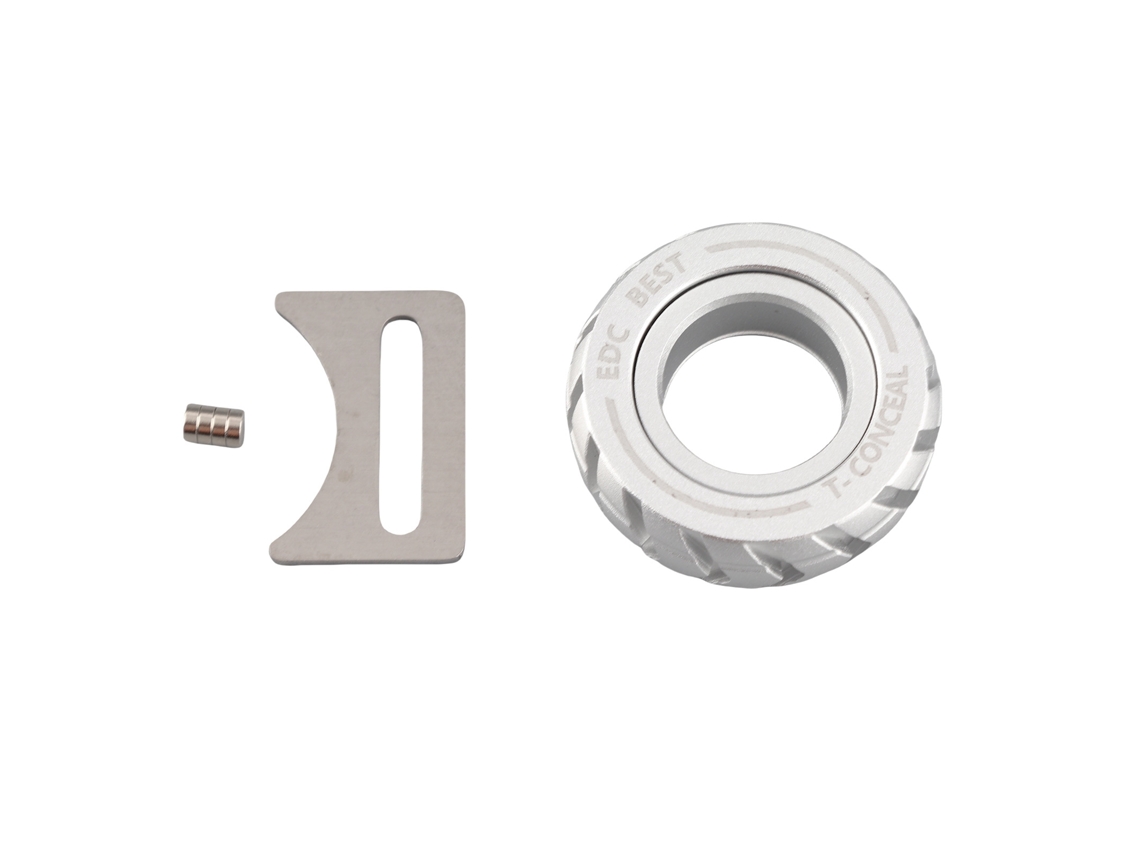 Anillo deslizante magnético ATS para aliviar el estrés, juguete antiestrés portátil de bolsillo.
