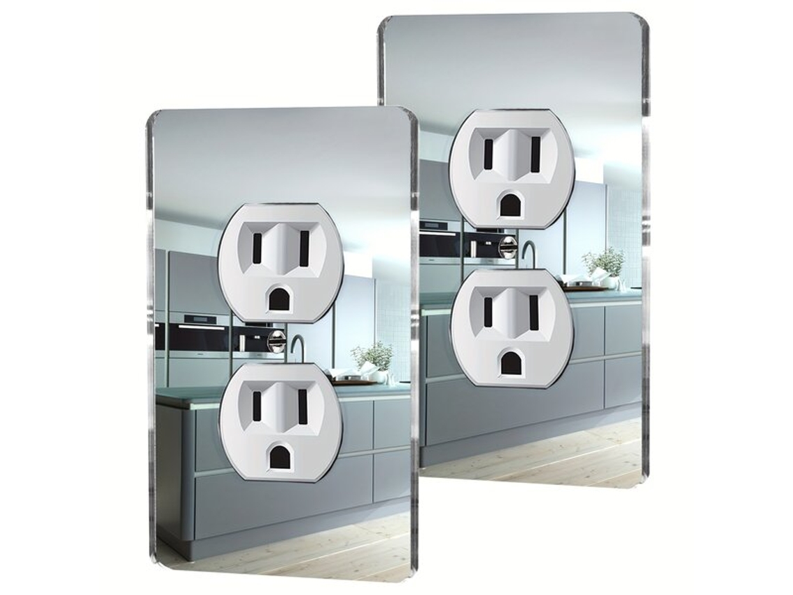 Cubierta de interruptor de luz con efecto espejo simple.vayotoy