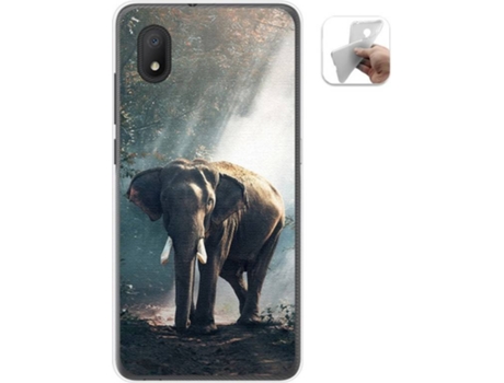Carcasa Alcatel 1B 2020 TUMUNDOSMARTPHONE Elefante Multicolor