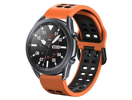 Correa De Reloj Inteligente Para Garmin Vivoactive 3, 20 Mm, Correa De Silicona De Colores Mixtos, Negro Y Amarillo VENISYMLIS