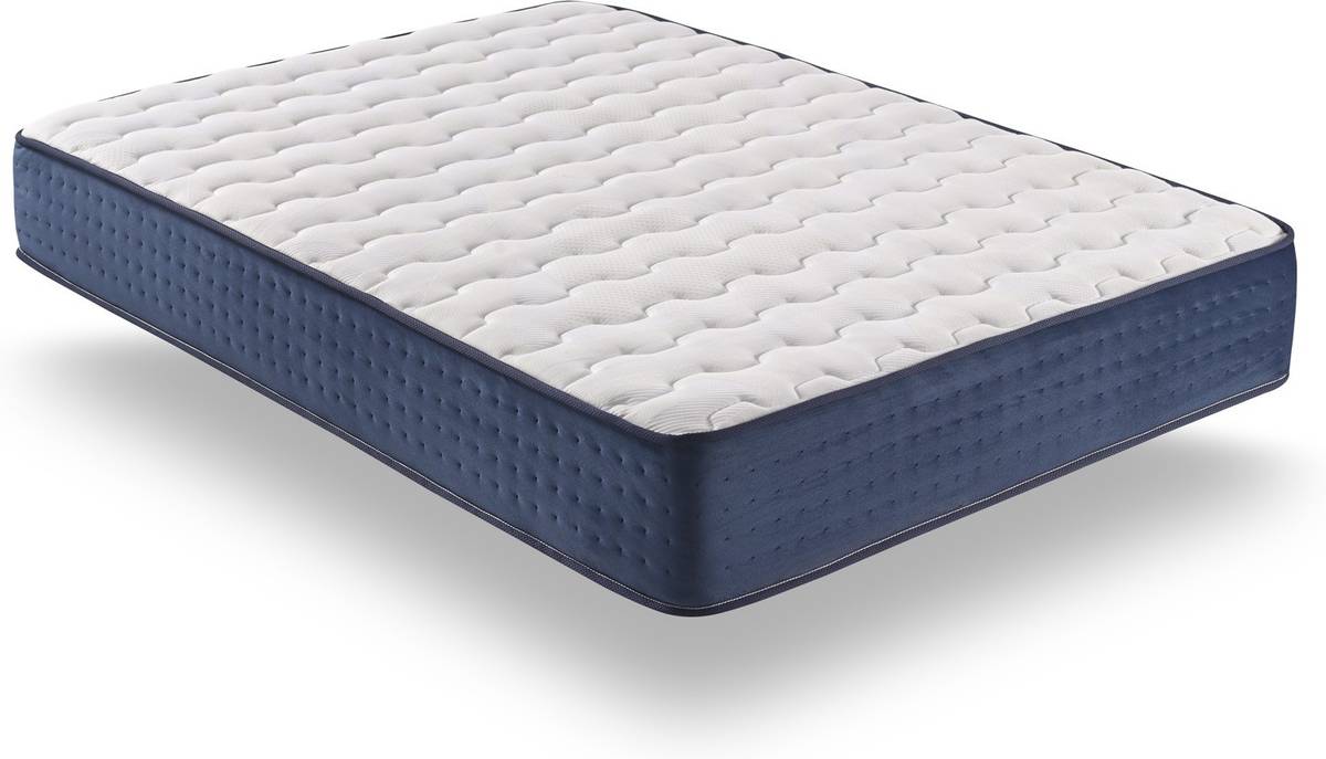 Colchón MATRIS Luxury Azul Viscoelástico (105x200x28 cm - Altura: 28 cm)