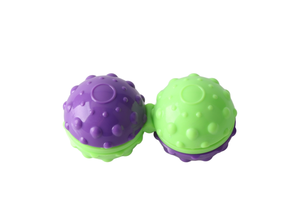 Ats-pelotas De Masaje De Mano Con Textura Espinosa Rotatoria Para Aliviar El Estrés, Para Niños Y Adultos