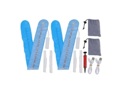 2026-set De Bastones Luminosos Inflables Plegables Led Rgb Luz Blanca Para Camping Al Aire Libre
