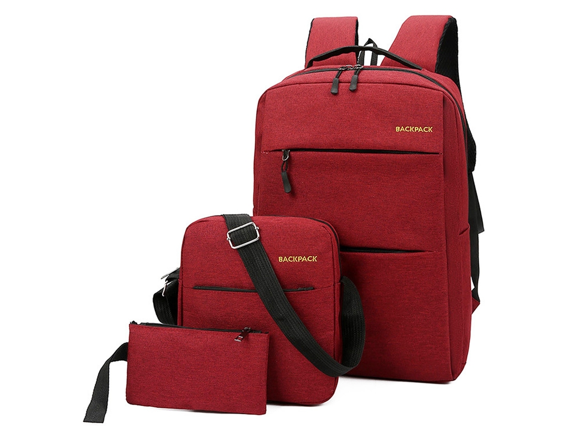 Juego combinado de mochila de piezas Mochila para computadora