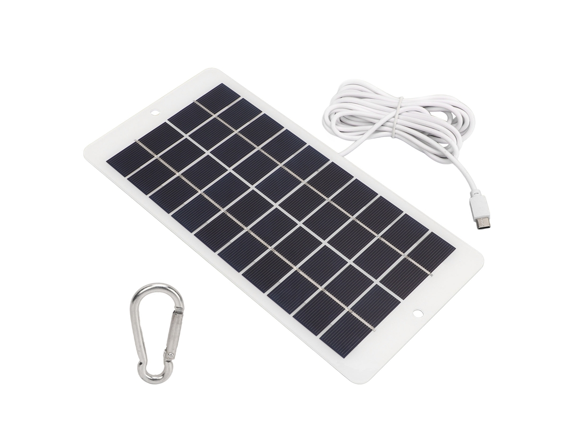 Panel solar profesional de alta eficiencia, 4,5 W, 5 V, cargador de batería solar para teléfono, portero automático y cámara de seguridad.