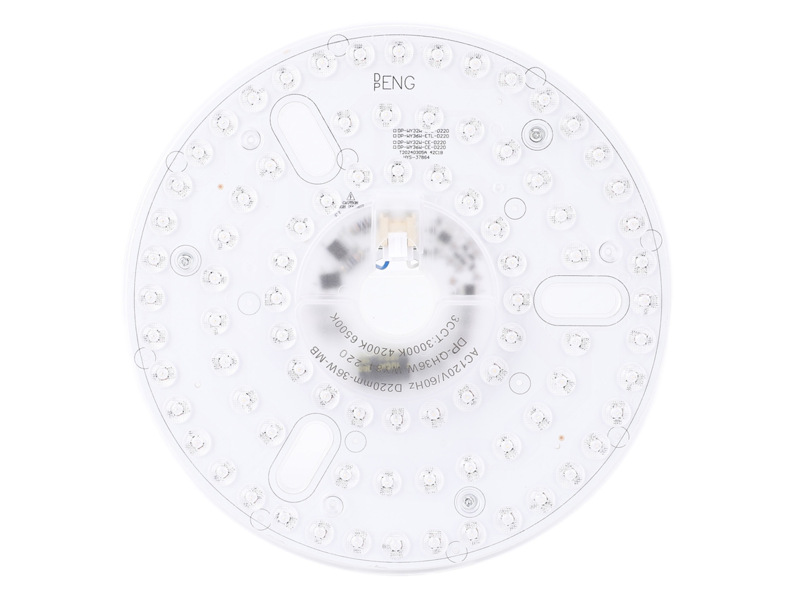 2026-reemplazo De Luz Led Para Ventilador De Techo Redondo 8.66 Pulgadas 36w 3cct 3000k-6500k Regulable 120v