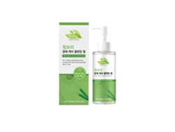 Gel limpiador de trigo verde, limpiador facial hidratante suave para pieles delicadas, 100 ml.