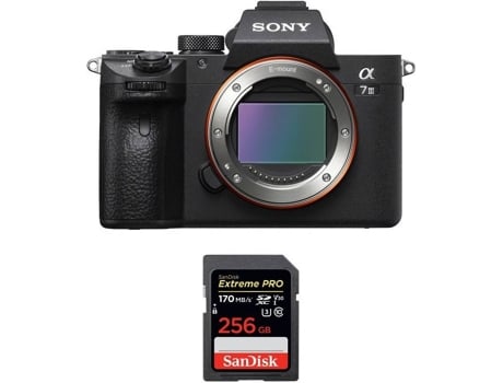 Kit Cámara SONY ALPHA 7 III + SanDisk 256 GB (Full-Frame)