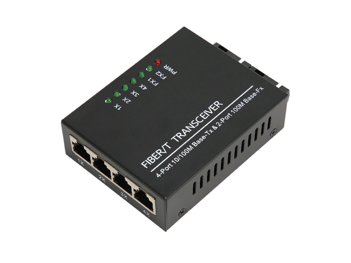 Transceptor De Fibra Tx1310nm/rx1550nm De Modo Single Fibra Única Porta Rj45 Uk Plug 100-240v