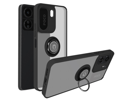 Funda para Xiaomi Redmi A2, Redmi 13C C65 AVIZAR Negro