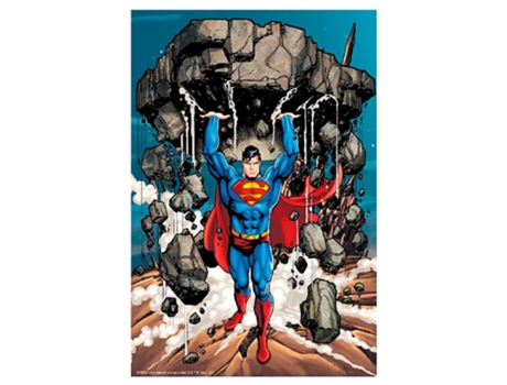Puzzle 2D PRIME 3D Quebra-cabeça superman lenticular