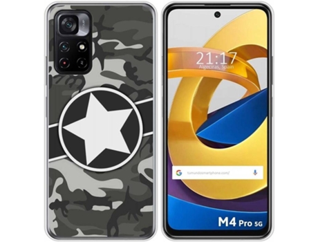 Carcasa Xiaomi POCO M4 Pro 5G TUMUNDOSMARTPHONE Camuflaje 02 Multicolor