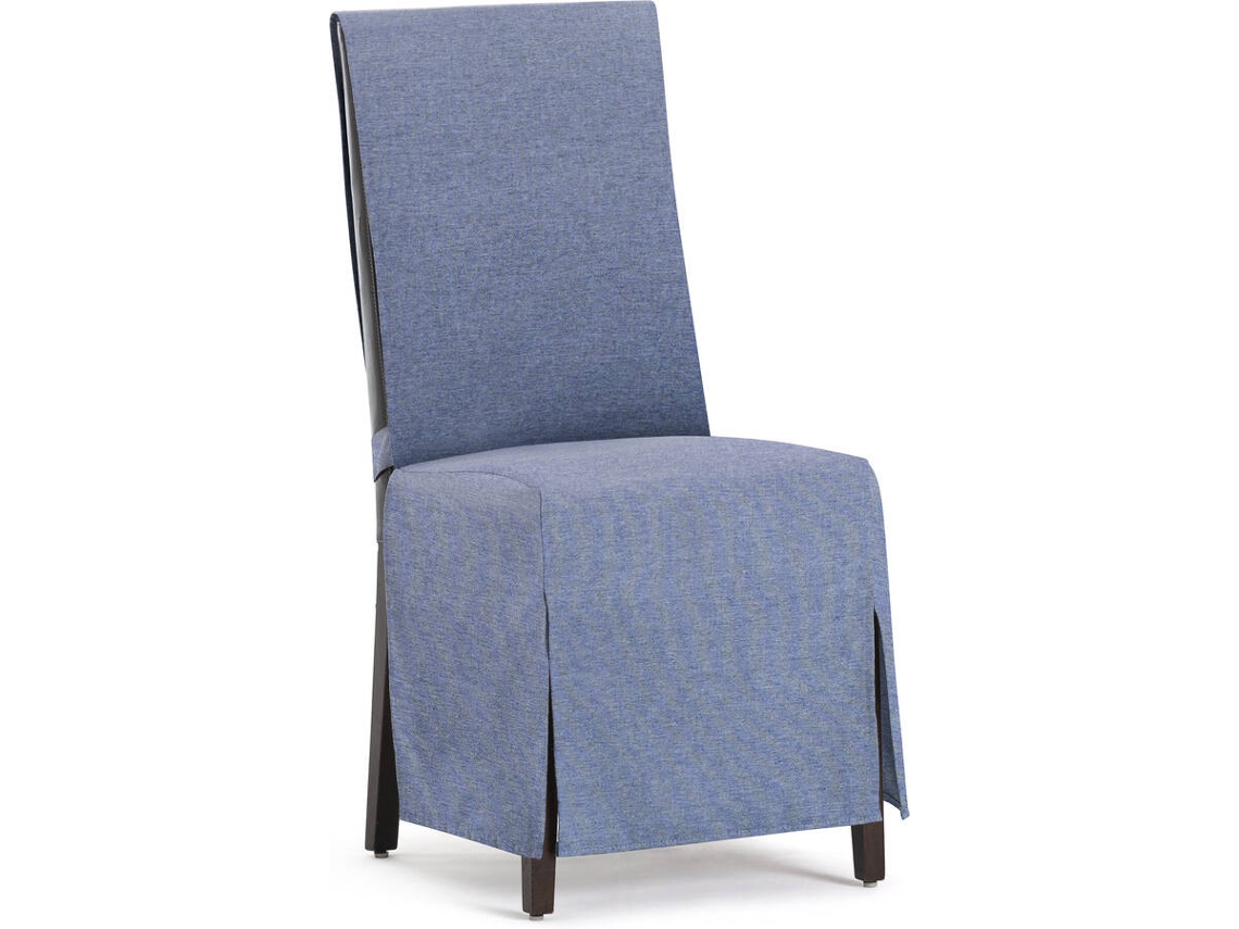 Funda de Silla EYSA Premium Valeria Pack de 2 Fundas Universal (45 x 40 x 135 cm - Poliéster y Algodón - Azul)