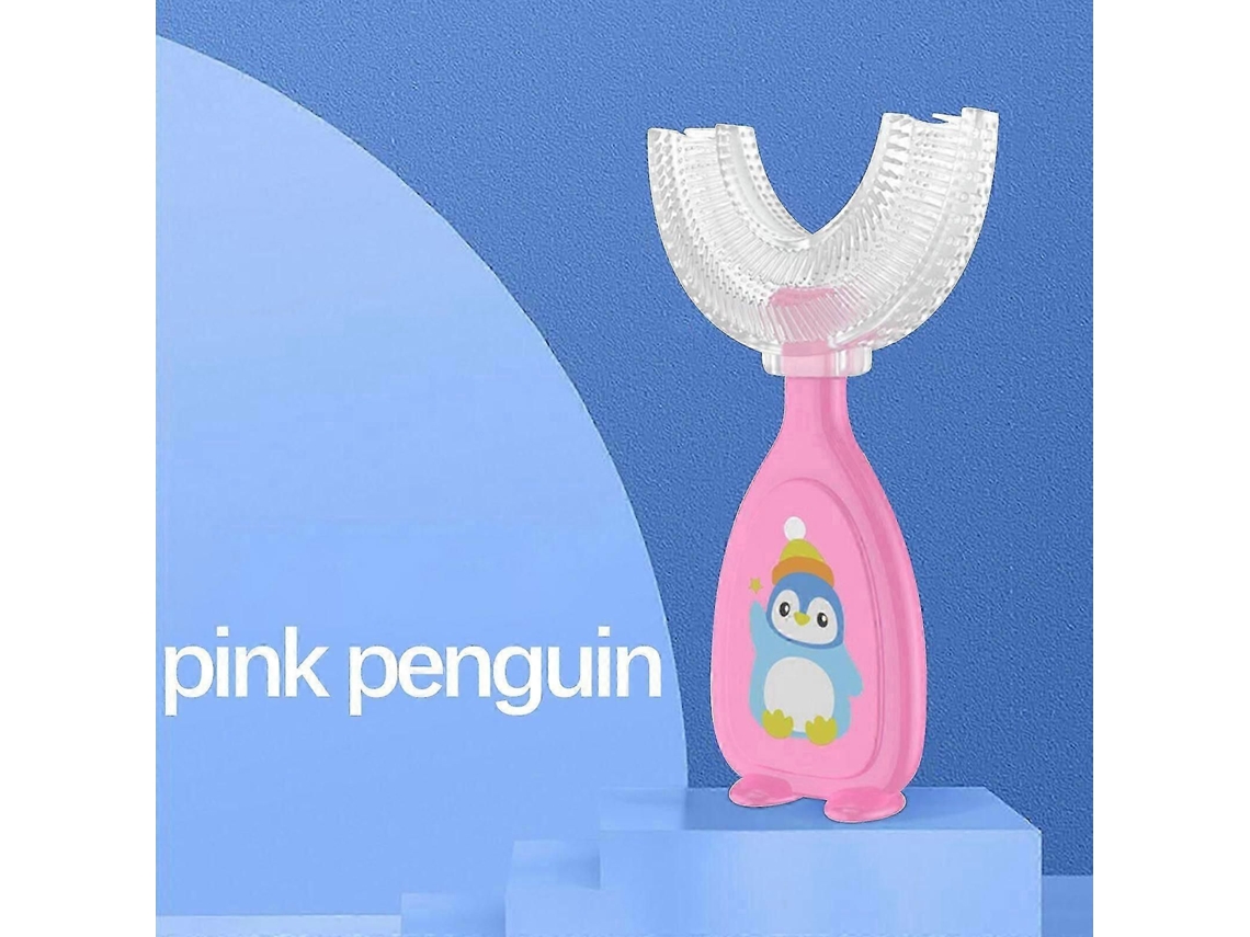 Escova De Dentes Infantil Manual Em Formato De U, Feita De Silicone Macio (caixa Grande)