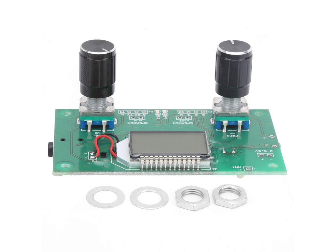 Módulo Receptor De Radio Fm Bys459-1500 Con Pantalla Digital Para Transmisión De Audio Inalámbrica.