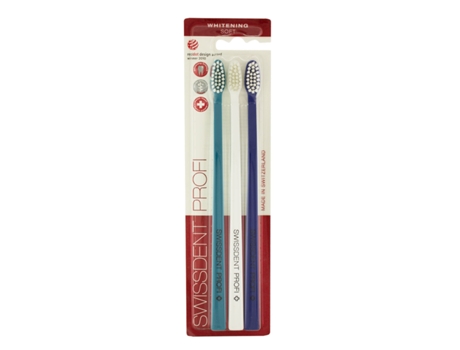 Cepillo de Dientes Eléctrico SWISSDENT Soft Marine Blanco Verde Azul Escuro