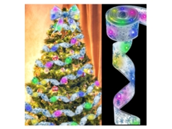 Tira de luces led Cinta con luz 10m Metros 100 led decoración de salón árbol de navidad fiestas cadena de luz. Multicolor