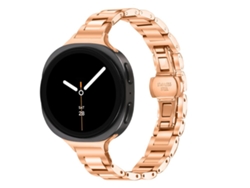 Correa de acero inoxidable para Samsung Galaxy Watch Ultra con cierre de mariposa fino CSYY (47 mm)