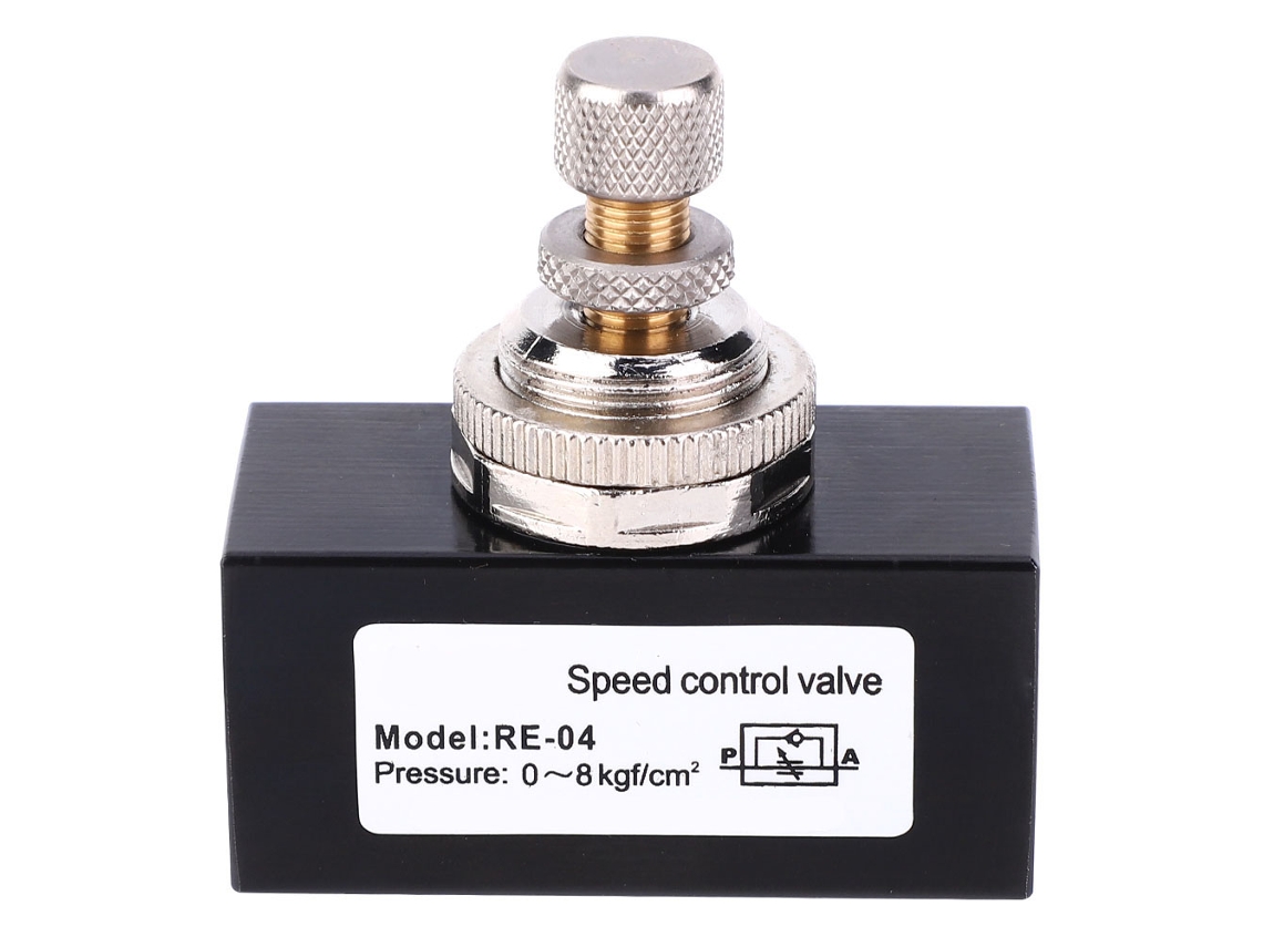 Válvula De Control De Flujo Neumática Compacta Y Ligera G1/2 Pulgada Para Equipos Mecánicos.