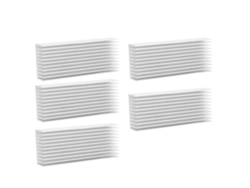 2026as-5 Piezas Disipador De Calor Aluminio Para Cpu Placa Pcb Enfriamiento 40x20x100mm
