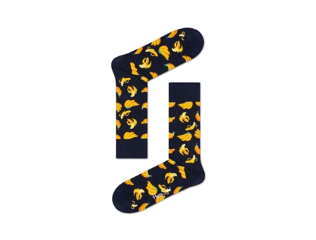 Medias HAPPY SOCKS Banana Sock Algodón Hombre (41/46 - Azul)