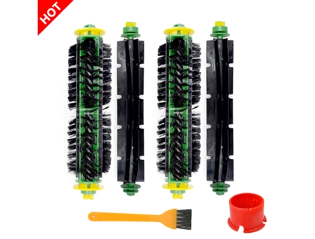 Cepillo batidor Flexible de repuesto lavable apto para iRobot Roomba serie 500 520 530 540 550 560 piezas de aspiradora robótica