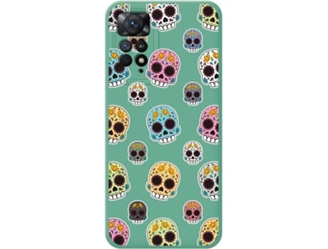 Carcasa Xiaomi Redmi Note 11 Pro TUMUNDOSMARTPHONE Silicona Líquida Dibujos Catrina Verde