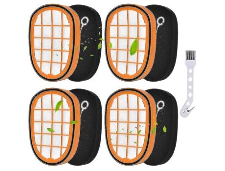 Accesorio Aspiradoras Compatibilidad Universal 4 Filtros PHILIPS Speedpro Max Aqua Fc6812 Fc6813