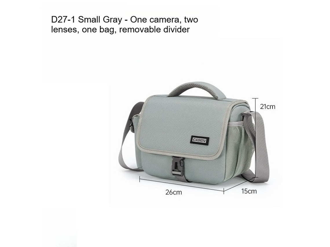Bolsa portátil para cámara réflex, impermeable, pequeña, gris, para Sony (Yunzii)