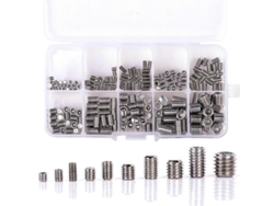 2026altiro-kit De 200 Tornillos Sin Cabeza De Acero Inoxidable 304 M3/m4/m5/m6/m8 Con Llave Allen