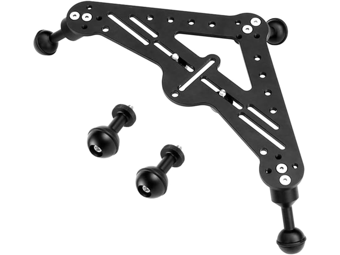 Soporte Panorámico Inclinable De Tres Patas De Aleación De Aluminio Para Cámaras Réflex.