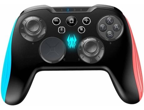 YIZHOOD Controlador Inalámbrico Bluetooth para Tableta/PC/Caja de TV, Rojo Azul
