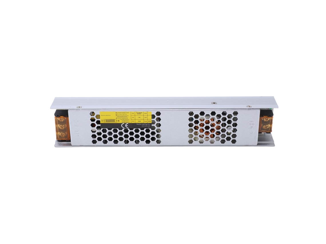 Fuente De Alimentación Led 200w Driver Interior 12v 16.7a Voltaje Constante Aluminio Luminarias