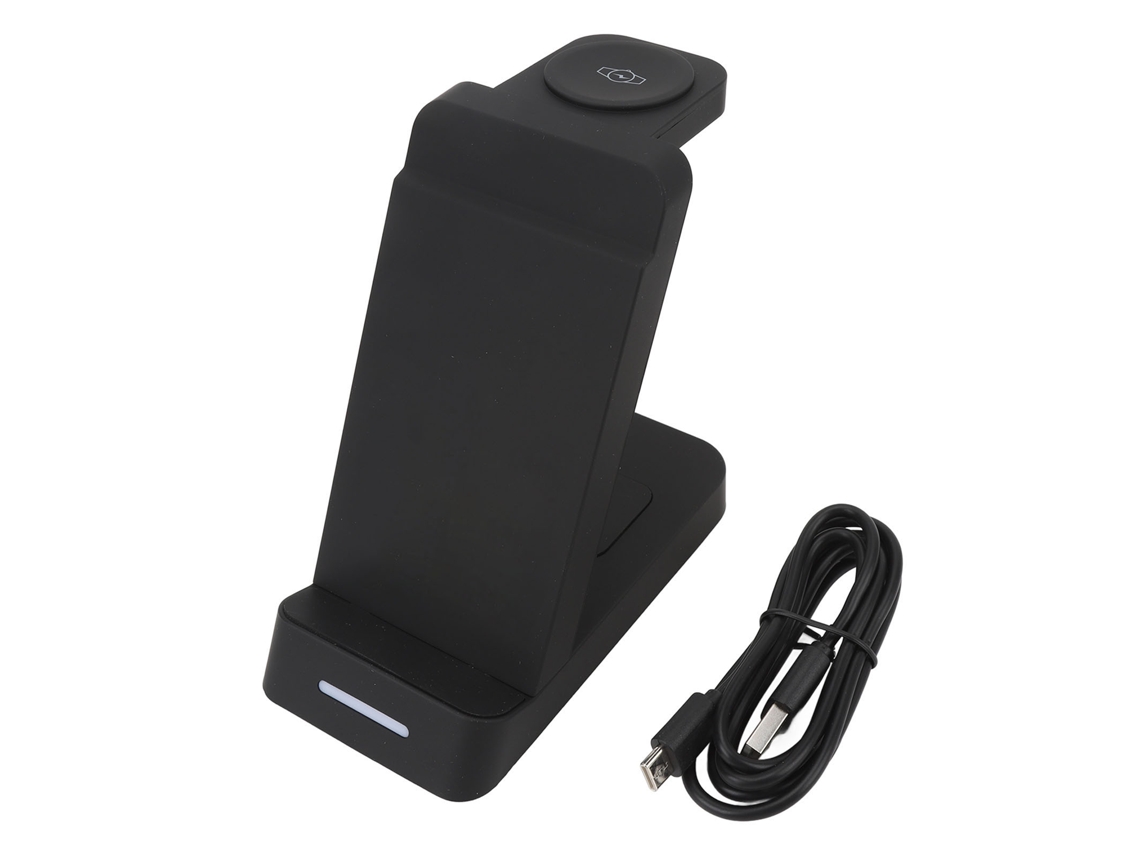 Cargador Inalámbrico De Viaje Plegable 3 En 1 Para Ios 14 13 Pro Max Watch Auriculares