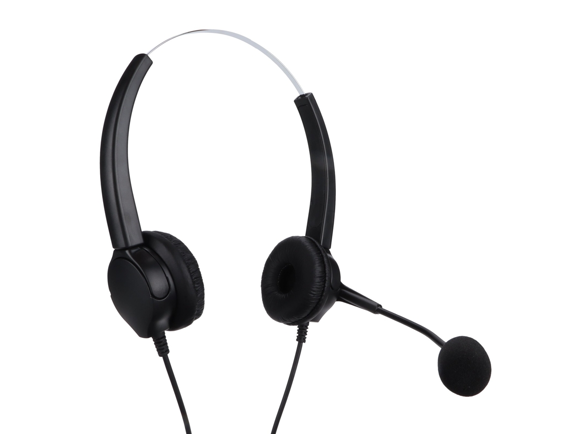 Fone De Ouvido Para Telefone Profissional Binaural Com Microfone Call Center Vh530drj9