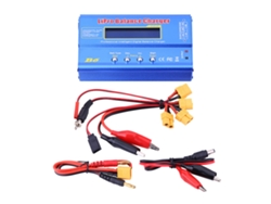 Cargador Digital Balanceado De Baterías Lipo Rc Con Cables De Conector Xt60 Y Accesorio Para Control Remoto.
