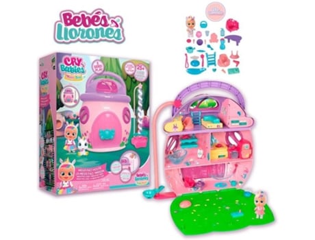 Muñeco BEBES LLORONES Lagrimas Magicas Mega Paci House (Edad Mínima Recomendada: 3años)