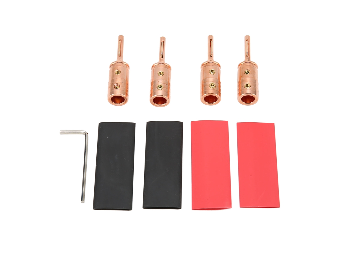 Conectores de cable para altavoces Fácil conectividad Transmisión pura