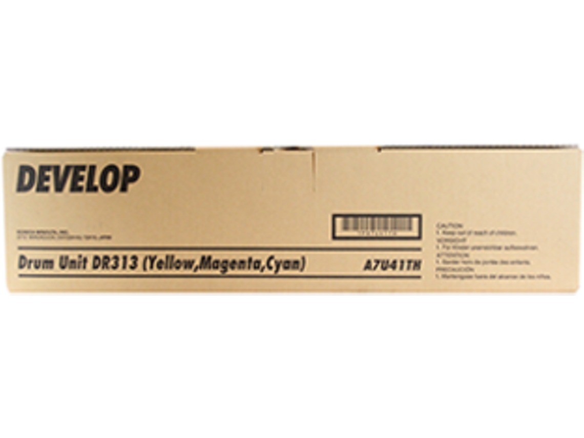 Dr313 Gelb, Cyan, Magenta Compatible Trommeleinheit para Ineo 258, 308, 368 Develop (a7u41th)