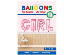 Globo WEFIESTA Foil Rosa Menina