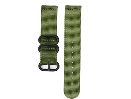Correa De Reloj Inteligente Para Suunto 7, Hebilla De Acero De Tres Anillos, Correa De Reloj De Nailon Verde Militar VENISYMLIS